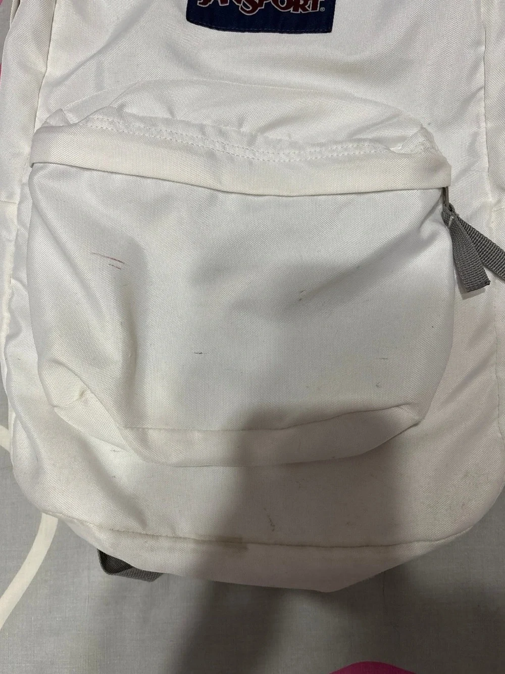 JanSport Superbreak White Backpack